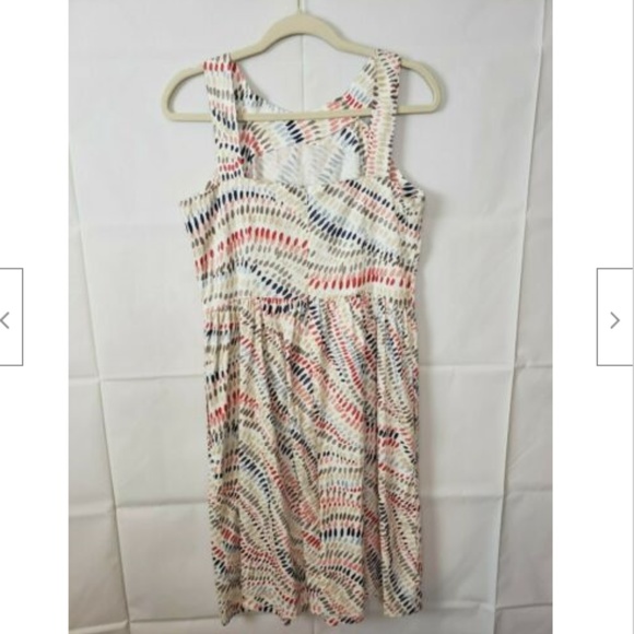 Zoda Mock Neck Colorful Fit & Flare Dress - Picture 4 of 5